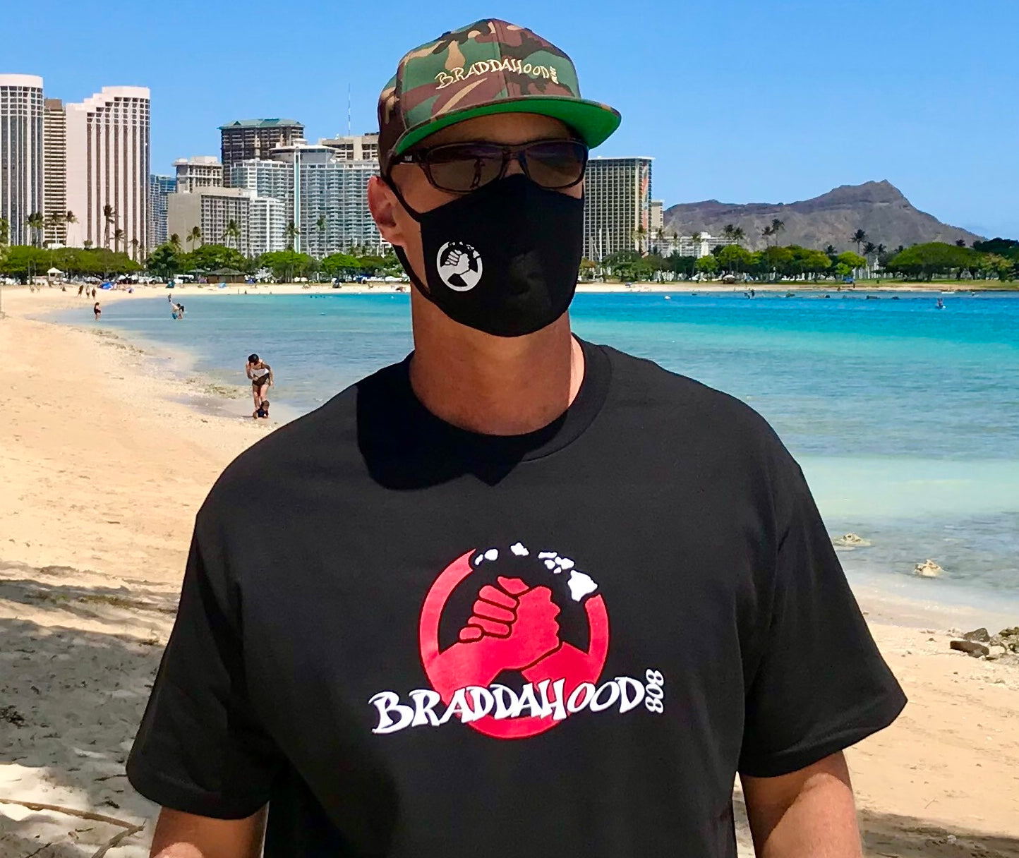 Braddahood808 super comfortable Masks